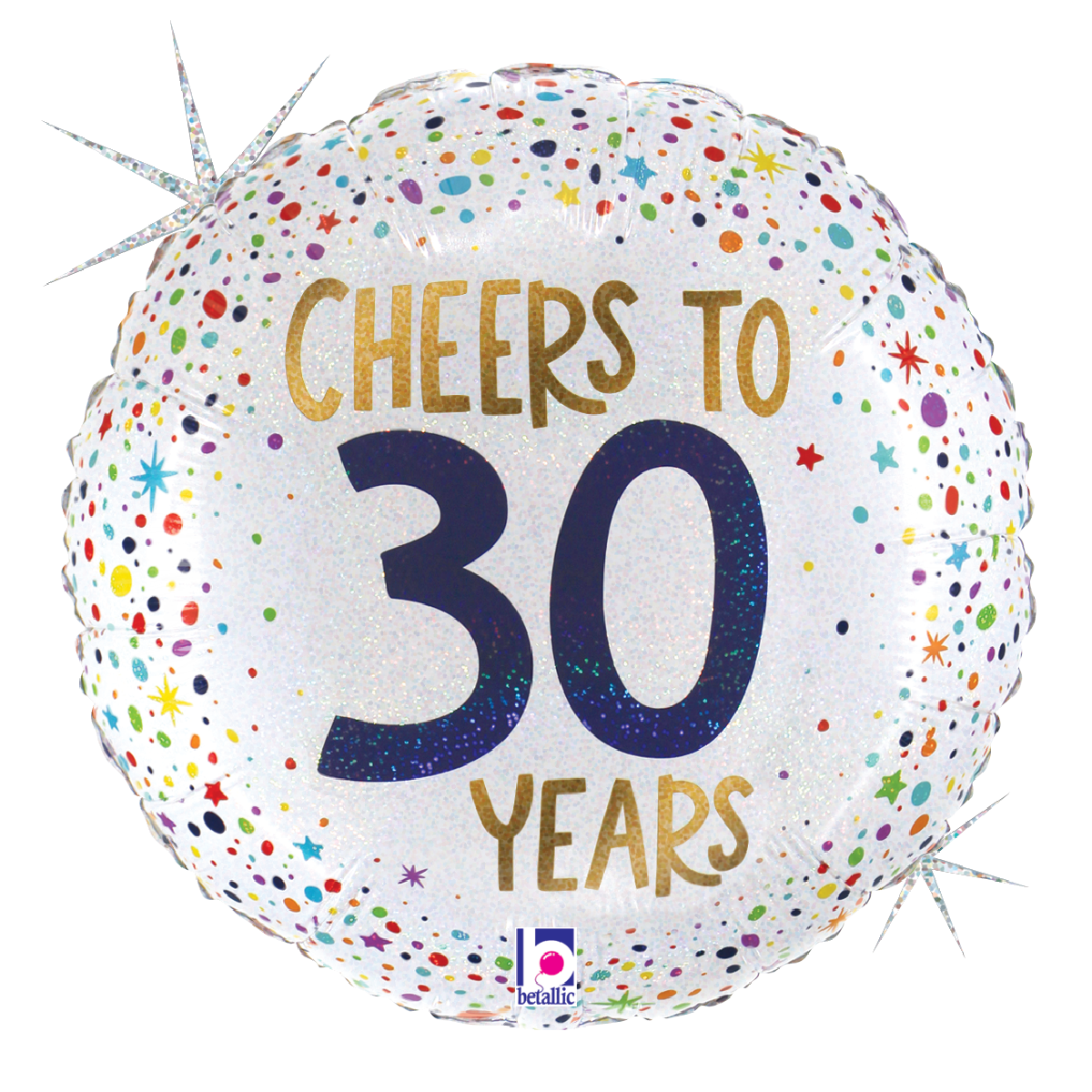 Pkg Cheers to 30 Years 18"